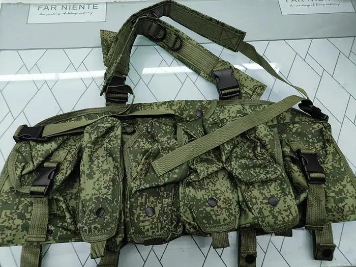 Pochette à chargeurs tactique MOLLE EMR Russe - Gilet porte-magazines pour chasse et entraînement airsoft