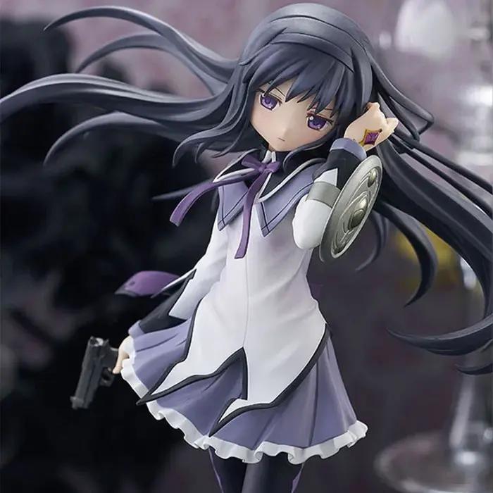 22 cm PMMM fille magique Anime Figure Kaname Madoka Figurine Kawaii Akemi Homura Figurine mignon Lol