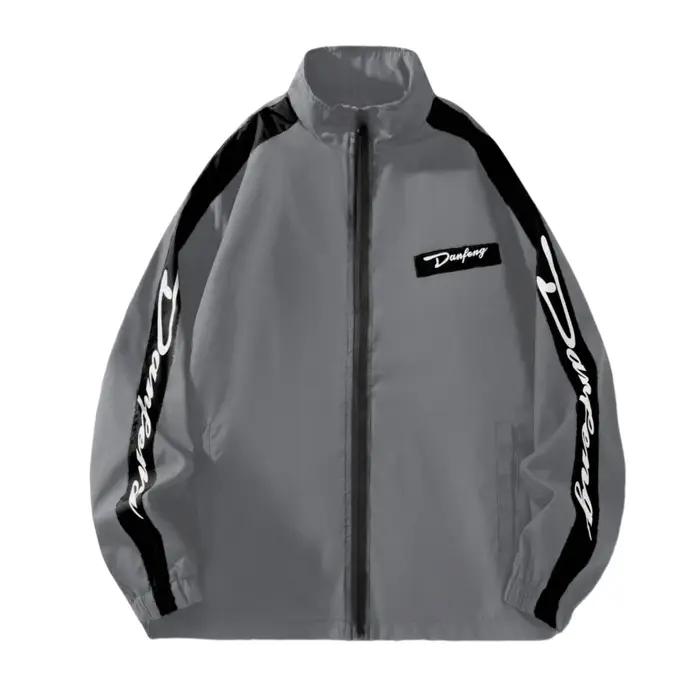 Veste légère à blocs de couleurs pour hommes, voyage décontracté, coupe-vent, résistant à l'usure, t