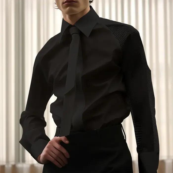 Chemise en drap fin oldyanup style français pour hommes chemises décontractées printemps été nouvelle collection soirée élégante banquets occasions spéciales