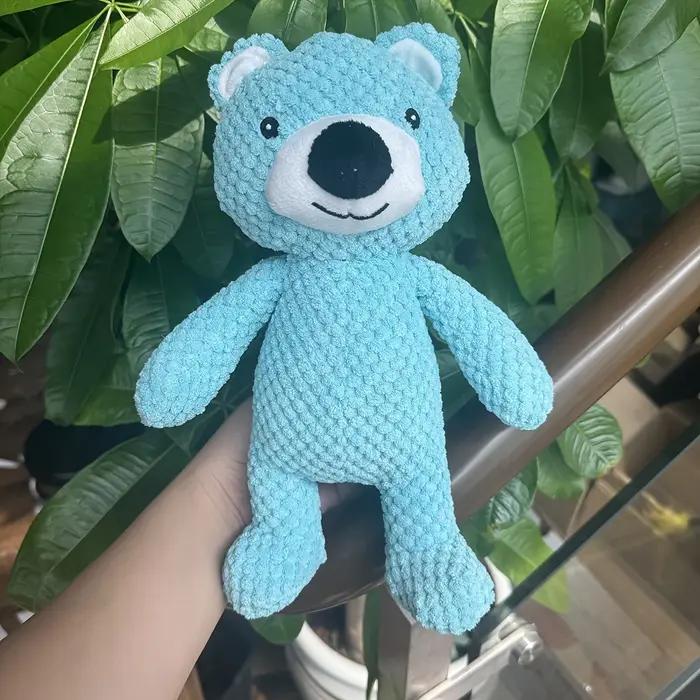 Ours bleu mignon doux et Durable