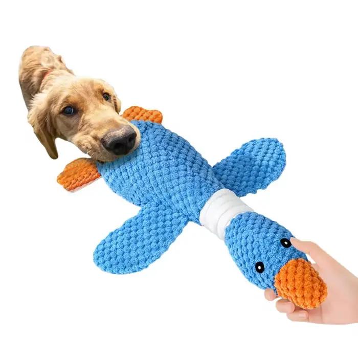 Jouets indestructibles en peluche pour chiens et chats, résistants, interactifs et amusants pour le dressage et l'apaisement du stress, offerts en plusieurs couleurs