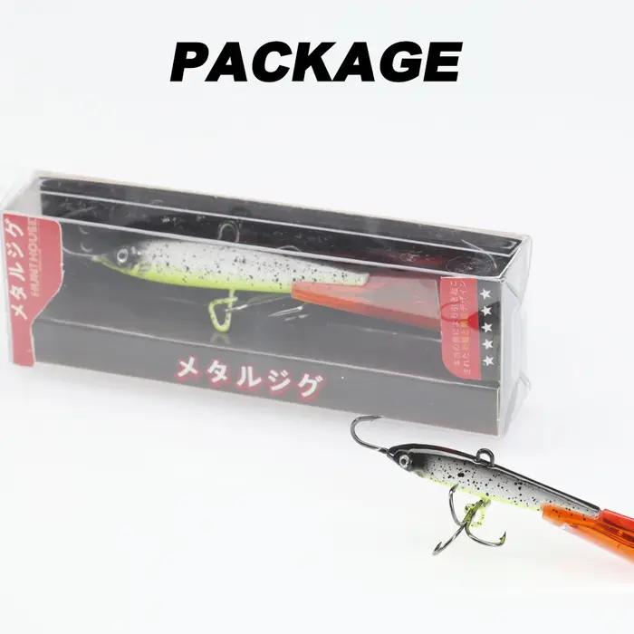 Hunthouse hiver leurre de pêche sur glace 50mm 18g artificiel gabarits équilibreur coulant appâts durs matériel