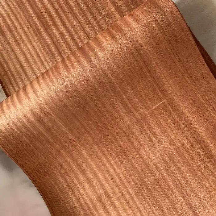 Sapele tranché de placage de bois véritable naturel 27 - 50cm 2.5M placages pour meubles Guita Instr