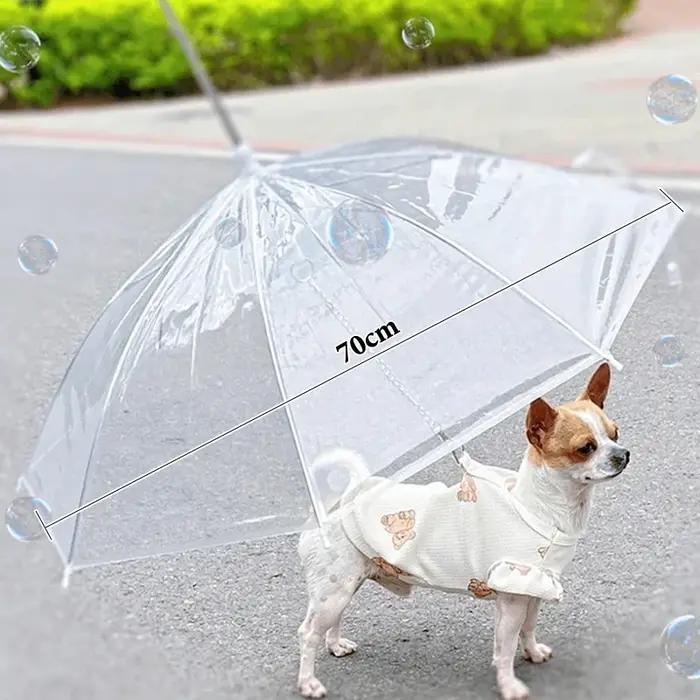 Nouvelle laisse parapluie pour animaux de compagnie, imperméable et résistante à la neige, pour peti