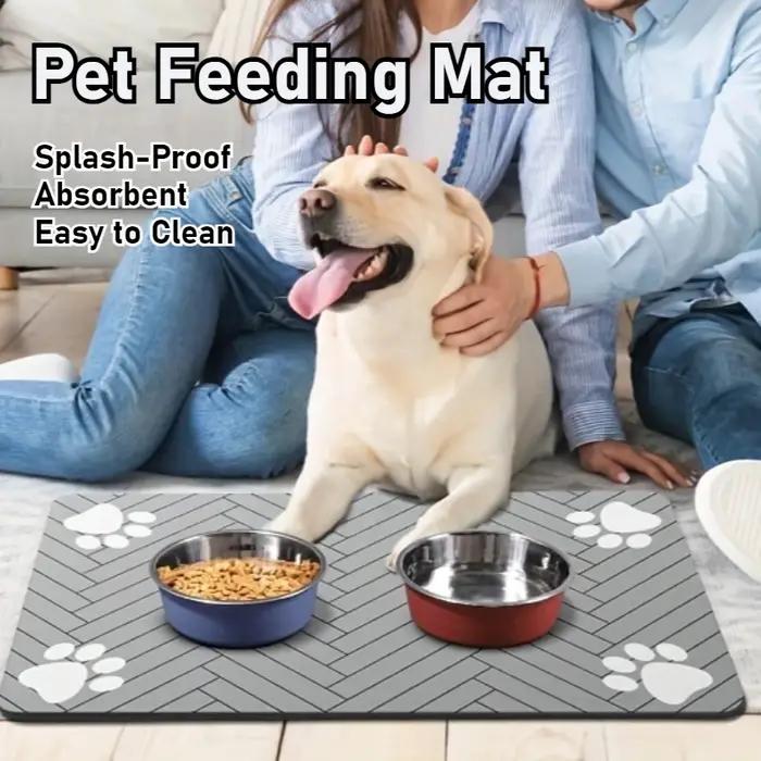 Tapis d'alimentation pour animaux de compagnie