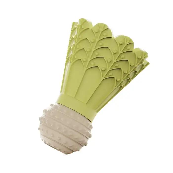 Jouet interactif à mâcher en forme de badminton pour chiens résistant aux morsures soulageant l'ennui puzzle auto-amusant occasions spéciales chiots adultes chiens occasions quotidiennes moments particuliers