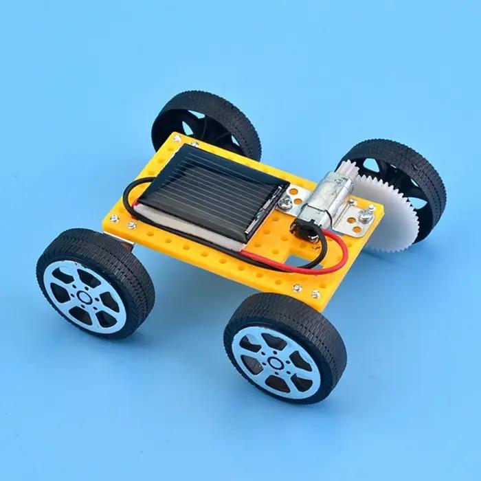 Jouet de voiture solaire pour enfants, Mini Kit de voiture à énergie assemblée, jouets éducatifs STE