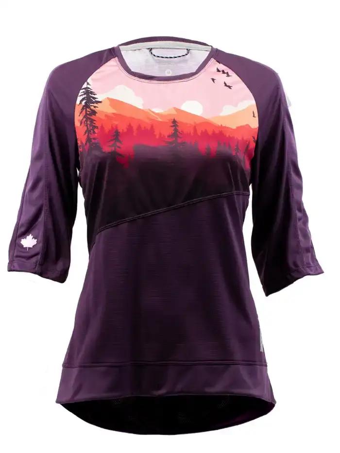Maillot de cyclisme à manches longues pour femmes