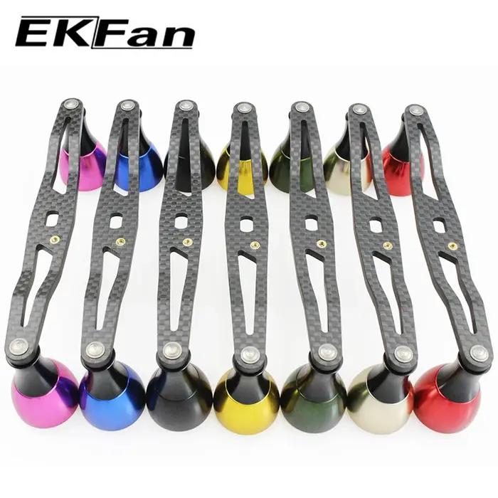 EKFAN-Poignée de pêche en fibre de carbone, adaptée à DAI & SHI, nouveau moulinet jig à roue de tamb