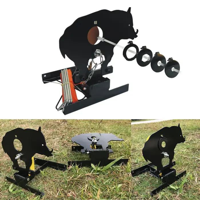 Cible de terrain de sanglier pour pistolet à air comprimé avec 4 anneaux Bullseyes ou également pour