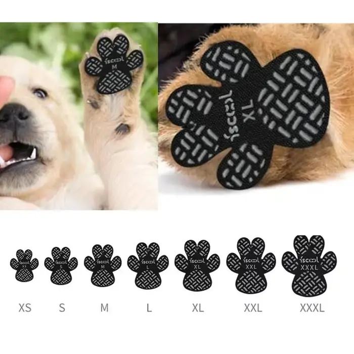 Autocollants de patte de chien pour la marche en plein air