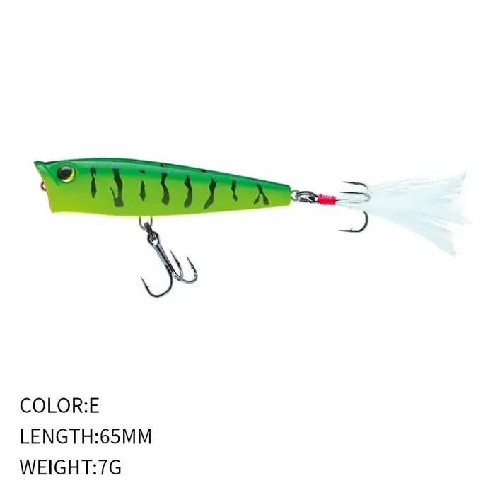Appât dur Élpour la pêche en surface KMRESA 65mm pour brochets et truites diverses occasions pêche eau de surface