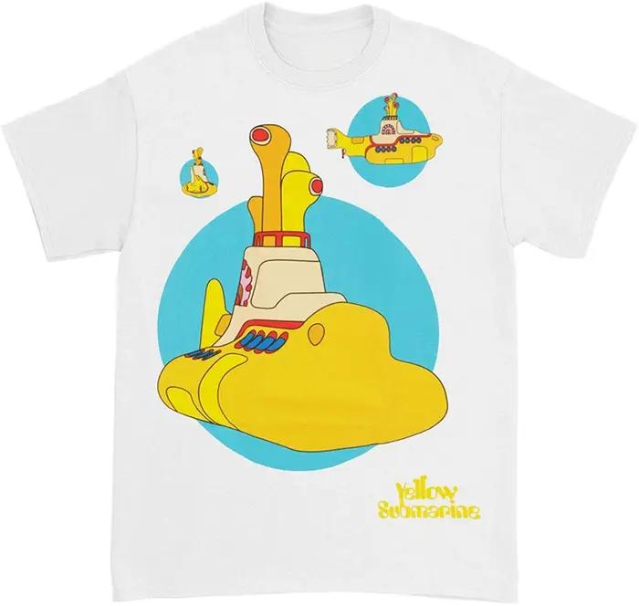 T-shirt classique coton fin logo Beatles pour homme et femme occasions spéciales