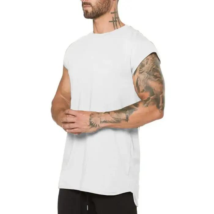 T-shirt de sport en coton pour hommes respirant et décontracté pour musculation et fitness occasions spéciales