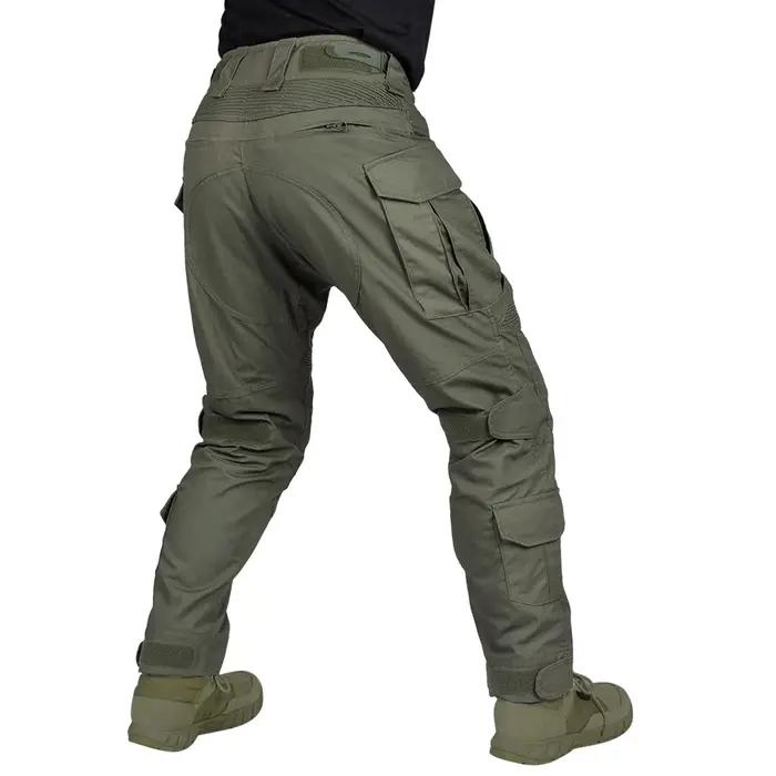 Pantalon tactique combat G3 IDOGEAR gen3 range green avec genouillères chasse polycoton