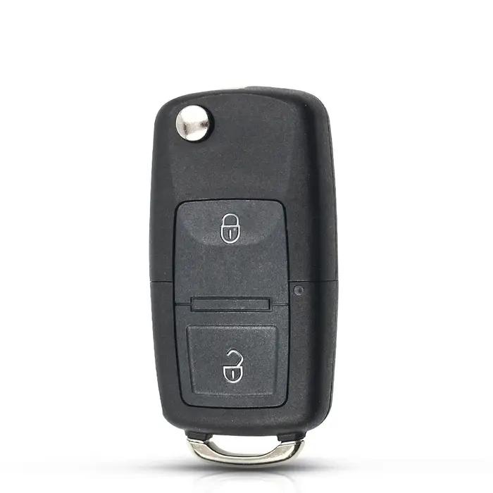 KEYYOU Clé à distance de voiture à 2 boutons 1J 0959753 AG 5FA 008399 -00 pour Seat Arosa Cordoba Ib