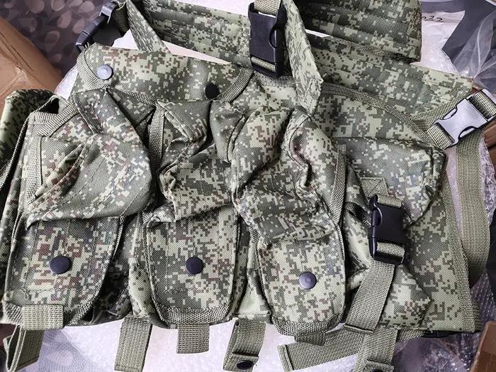 Pochette à chargeurs tactique MOLLE EMR Russe - Gilet porte-magazines pour chasse et entraînement airsoft