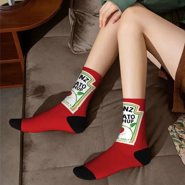 Chaussettes motif tomate ketchup chasse humour - Confort sport outdoor