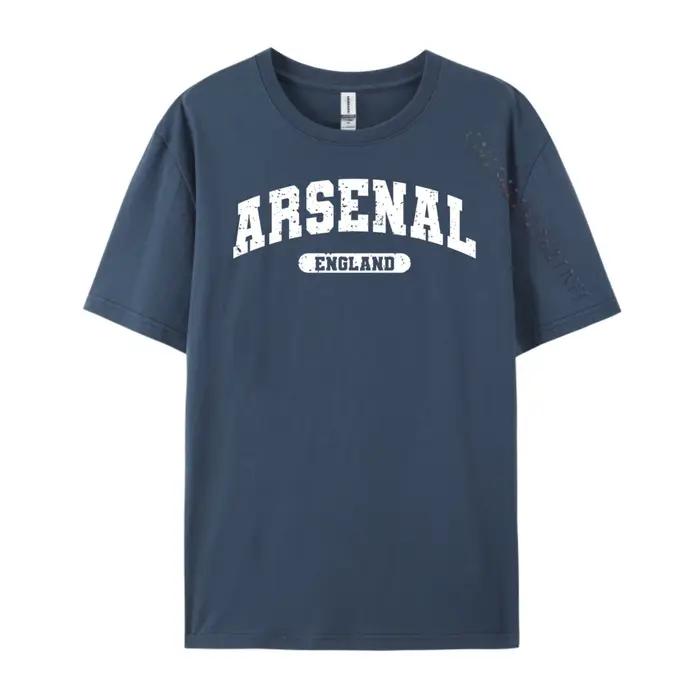 Rétro Style universitaire Arsenal angleterre Streetwear hommes vêtements pour hommes Anime t-shirts