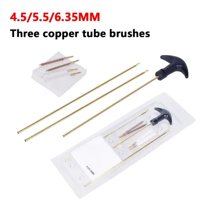 Kit de nettoyage de baril d'entretien tactique d'extérieur, calibre 4.5/5.5MM.177.22, brosses pour f