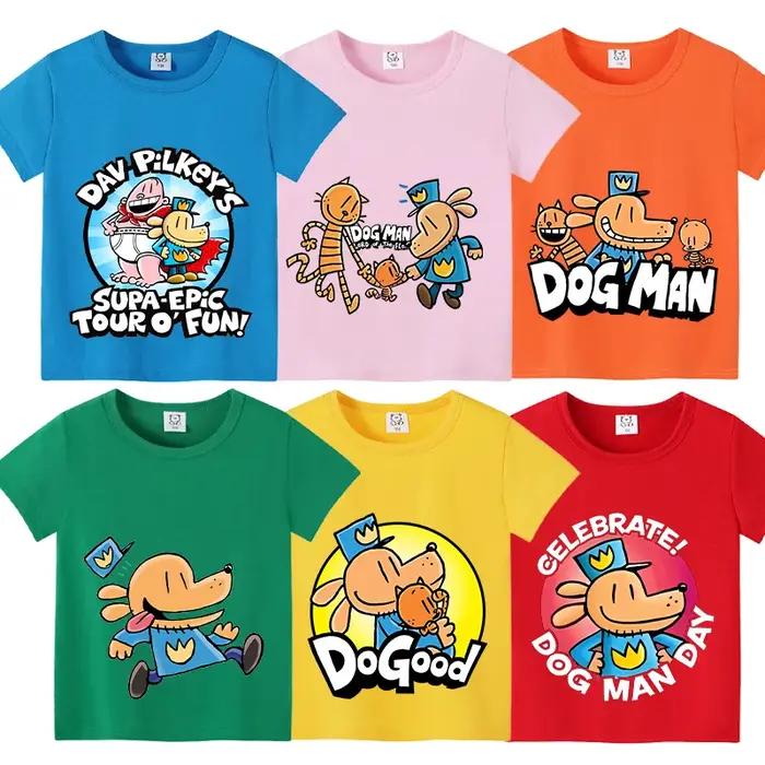T-shirt coton dessin animé col rond pour enfants et adultes motifs films et séries animations décontracté à offrir pour les occasions spéciales