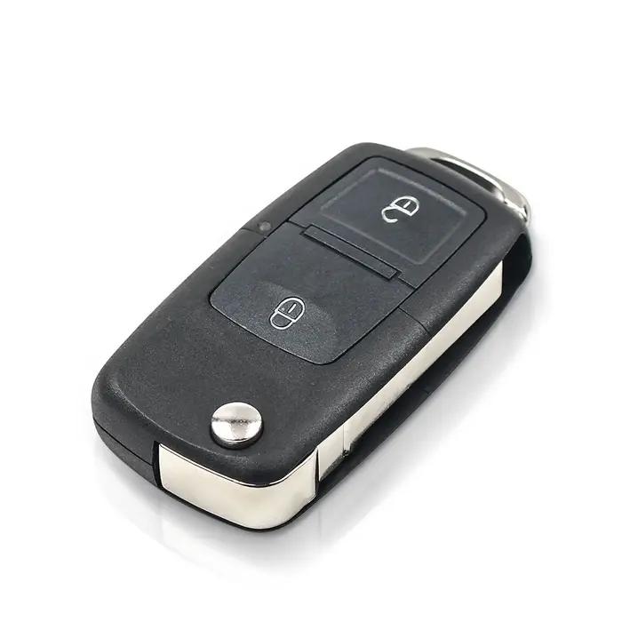 KEYYOU Clé à distance de voiture à 2 boutons 1J 0959753 AG 5FA 008399 -00 pour Seat Arosa Cordoba Ib