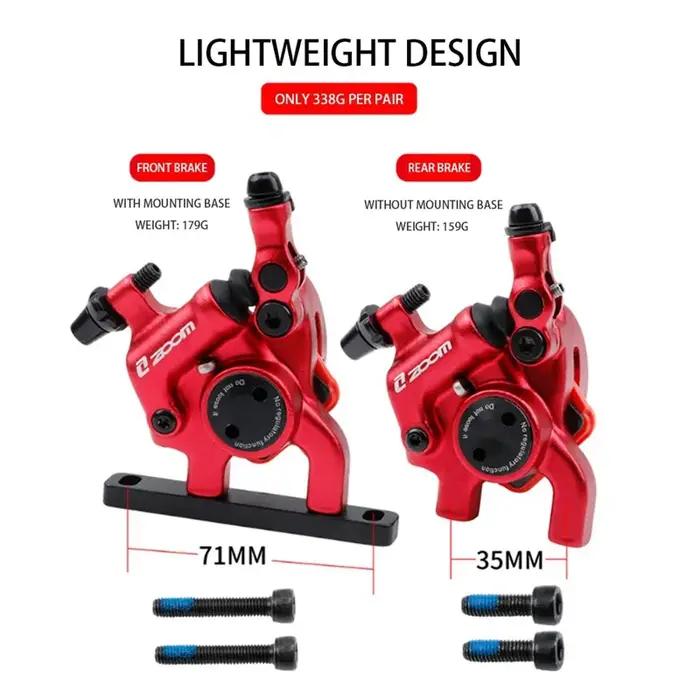 ZOOM vélo frein hydraulique R200 vélo de route étrier de frein à disque ultraléger Double Piston PM