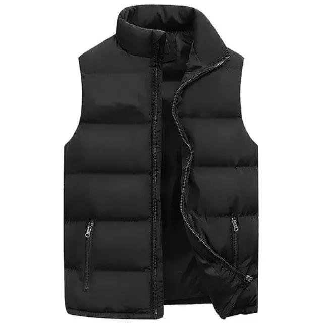 Veste en coton épais pour homme, solide et décontractée, imperméable, idéale pour le printemps et l'automne, voyage et activités extérieures