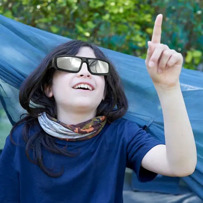 Lunettes éclipse solaire certifiées ISO 12312-2:2015 - Protection oculaire totale observation soleil chasse astronomie