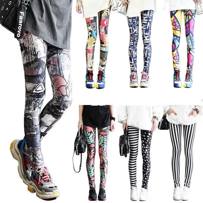 DOIAESKV – Leggings Sexy et décontractés pour femmes, jambières colorées, à la mode, pour printemps