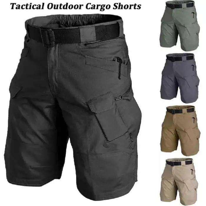 Short cargo militaire extérieur pour homme, short d'été urbain imperméable, pantalon de camp de trek