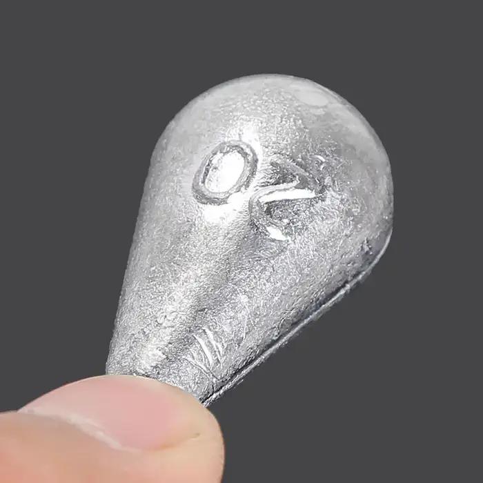 Plombs de pêche avec émerillons, pendentifs en plomb, goutte pivotante, 7.5g/15g/30g/45g/60g/75g/150