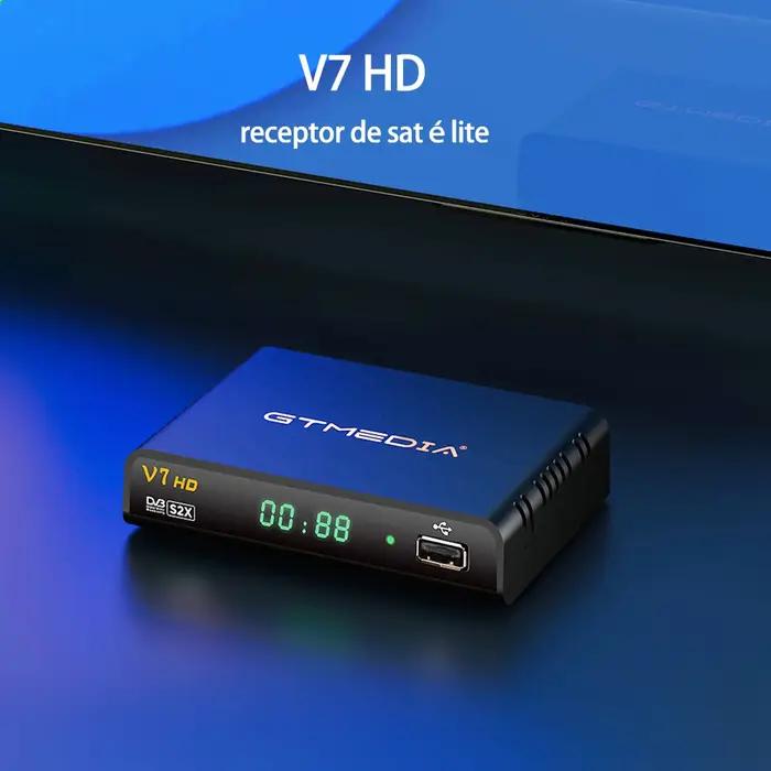 Récepteur satellite GTMEDIA V7 HD DVB-S/S2/S2X AVS+ VCM/ACM multi-stream T2MI BISS auto roll ccam USB WIFI
