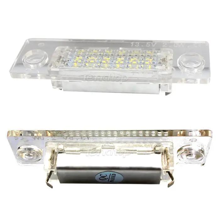 Eclairage de plaque de planificateur à LED, feu de numéro arrière, VW Golf MK5, Jetta, Touran, Passa