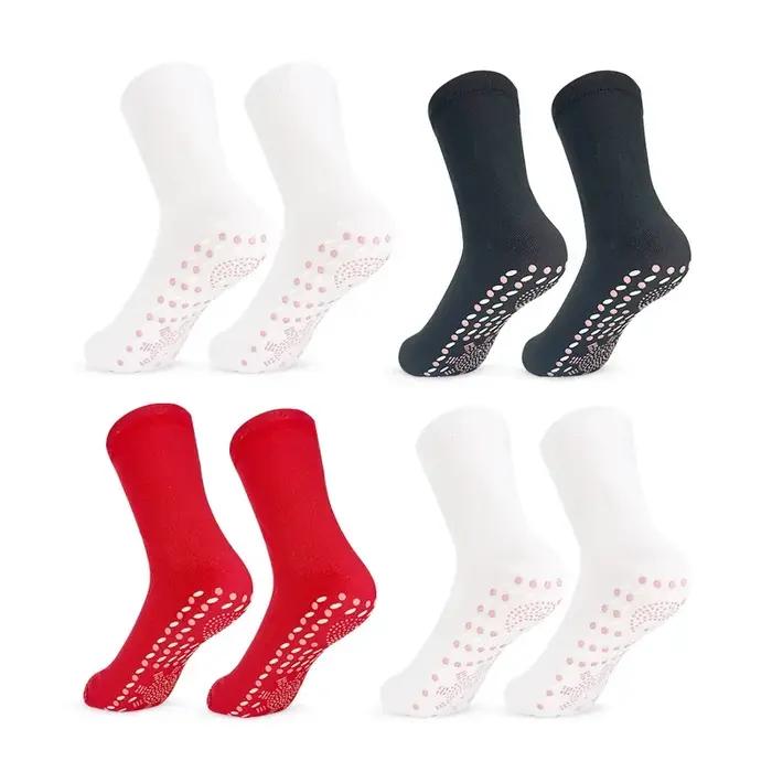 Chaussettes chasse auto-chauffantes thérapie magnétique massage pieds antidérapantes hiver fatigue