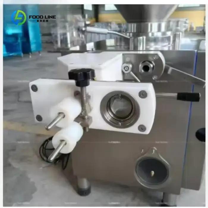 Équipement de ligne de production de saucisses et de jambon commerciaux personnalisés, remplisseuse de saucisses électrique hydraulique automatique en acier inoxydable