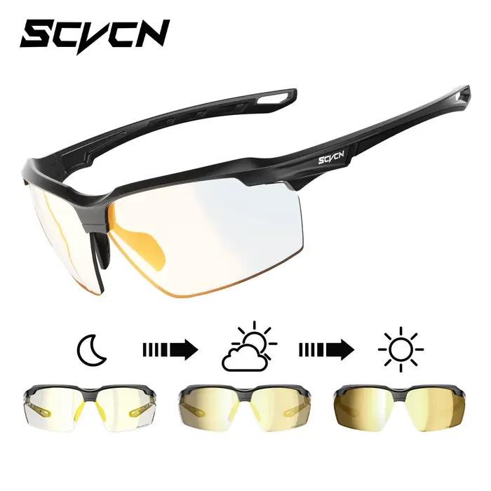Lunettes photochromiques cyclisme VTT running - UV400 hommes femmes sports extérieurs
