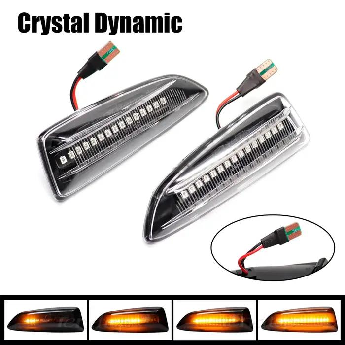 2 clignotants latéraux dynamiques à LED pour Opel Astra J