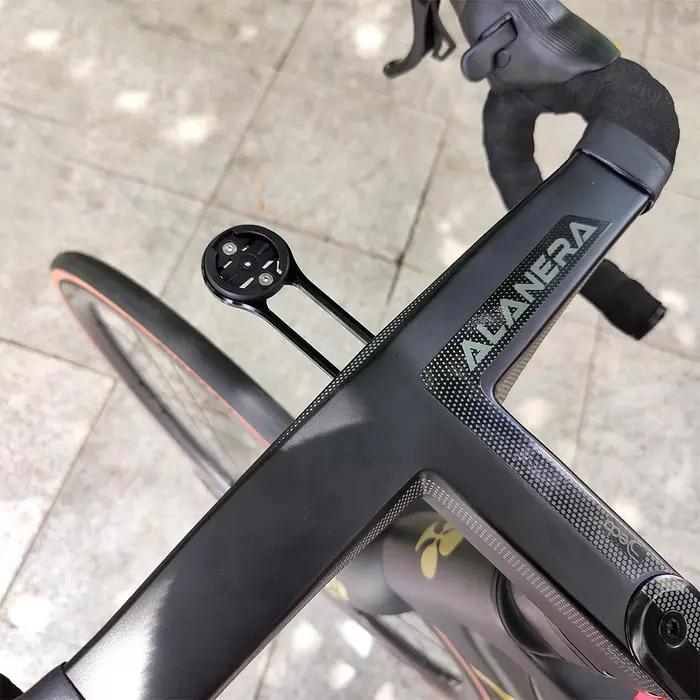 Support de montage combiné Gopro pour vélo avant, pour Garmin Wahoo Bryton Stages Campatible avec gu