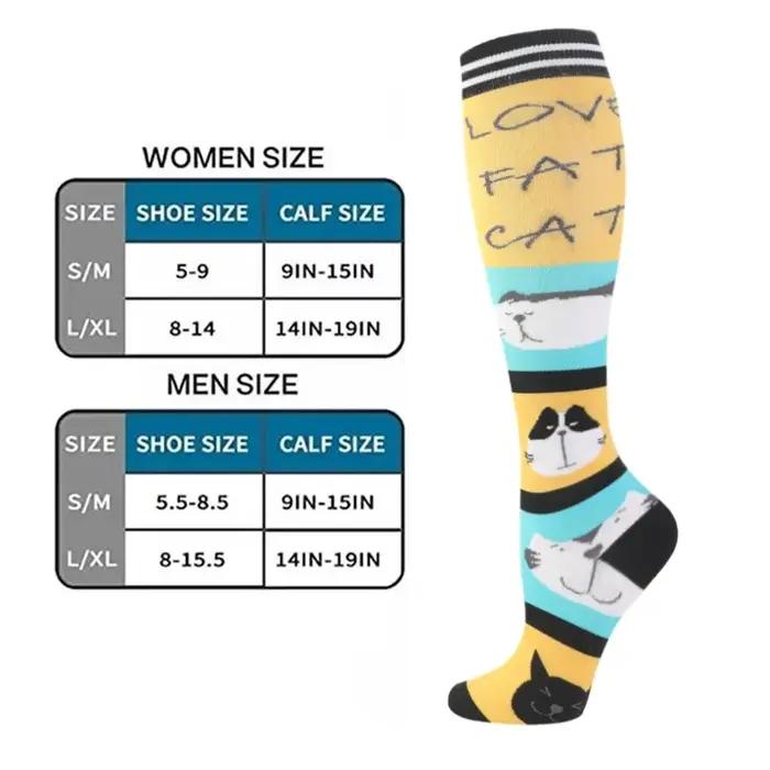 Chaussettes de compression médicale pour chasseurs - 20-30 mmHg contre œdème et varices pendant l'activité