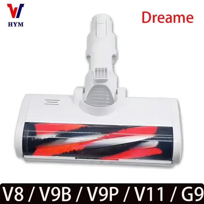 Tête de brosse électrique pour aspirateur Dreame V8/V9B/V9P/V11/G9 Xiaomi K10/G10 Xiaomi 1C, brosse