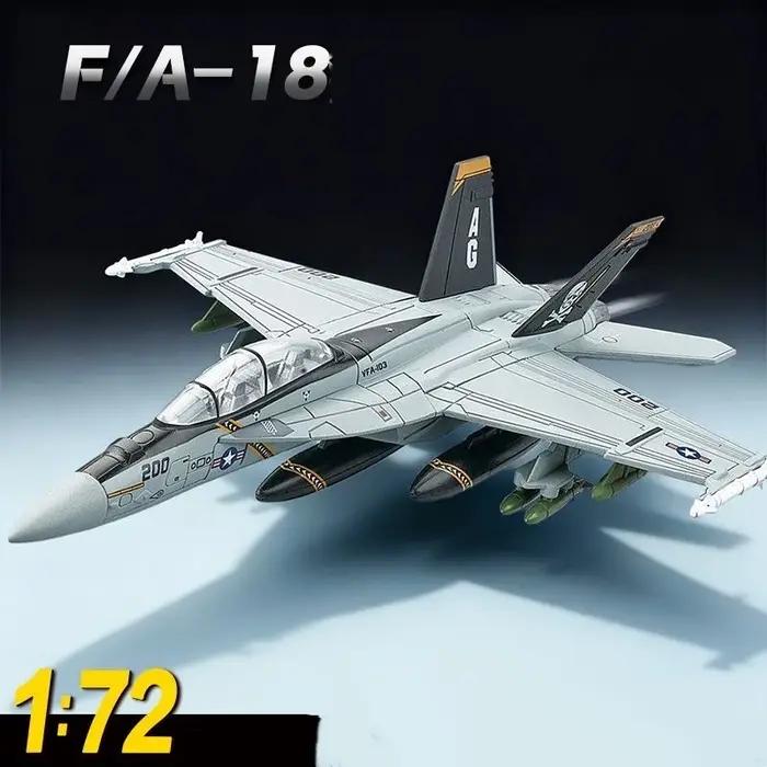 Modèle d'avion de chasse 1:72 en plastique PVC puzzle 3D à assembler soi-même pour collectionneurs et amateurs d'aviation