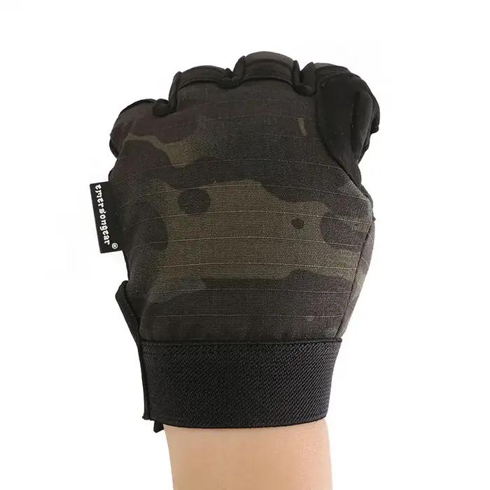 Gants tactiques légers camouflage EmersonGear EM8726 pour chasse, airsoft et combat - Protection complète