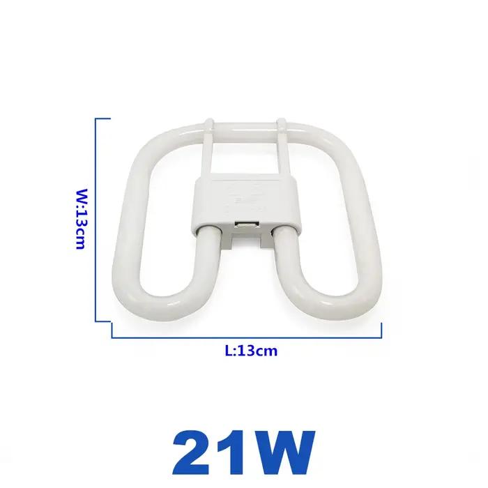 Lampe papillon à quatre broches 220V 2D GR10q 10W 21W 38W, Tube modulateur, ampoule fluorescente tri