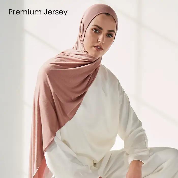 29 couleurs pas cher Jersey Hijab écharpe solide musulman longues foulards Turban châle élastique co