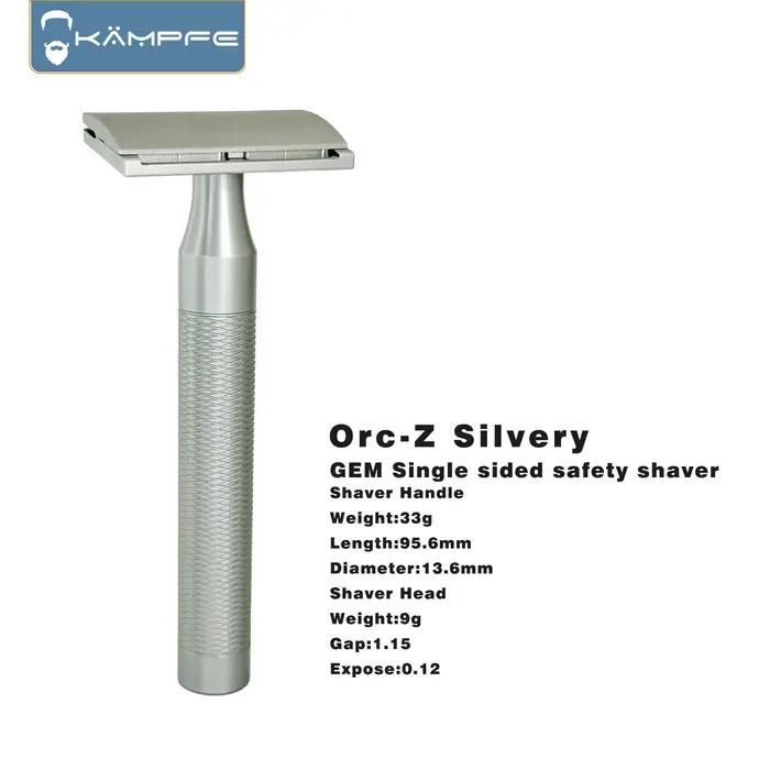 Rasoir de sécurité KAMPFE CNC en alliage d'aluminium usiné avec précision pour hommes corps aisselle bikini face occasions spéciales