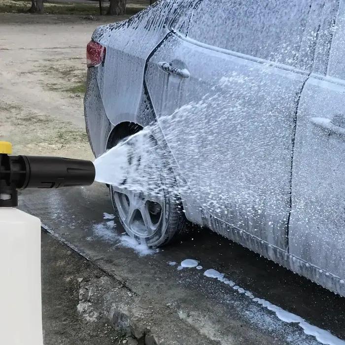 Lance à mousse de neige 750ML, générateur de mousse de savon pour voiture, lave-linge haute pression
