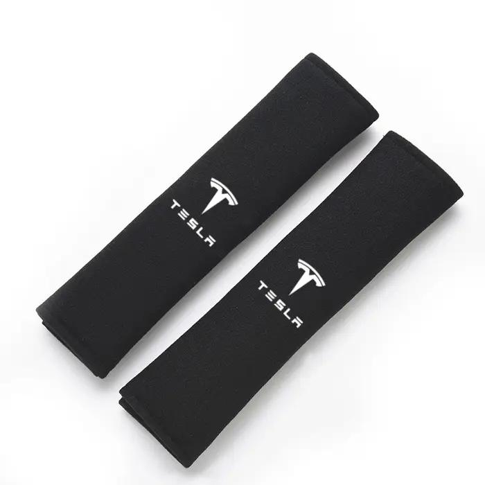Housse de protection pour ceinture de sécurité de voiture, 2 pièces, accessoires pour Tesla modèle 3