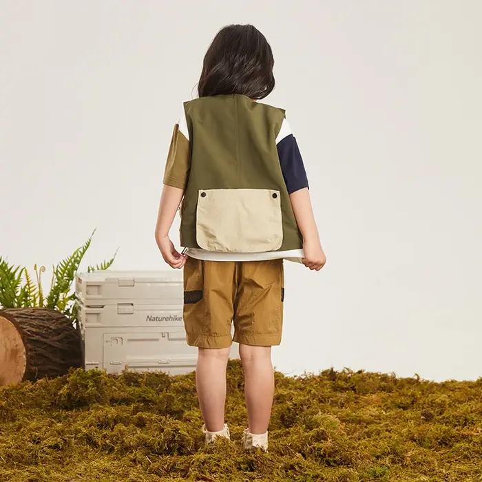 Natureifa-Veste de chasse sans manches pour enfants